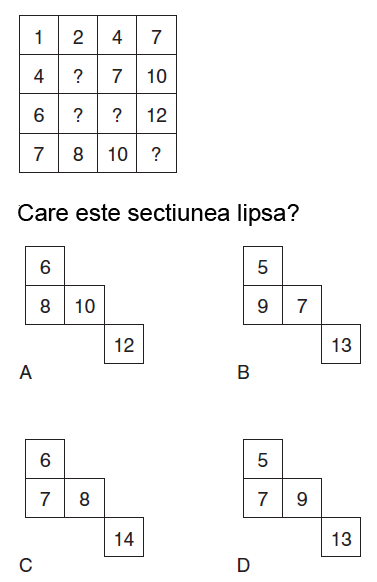 Care este sectiunea lipsa?