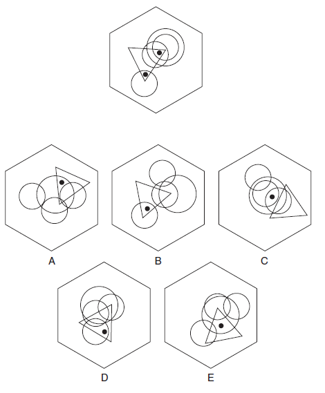 In care hexagon de mai jos poate fi adaugat un punct in asa fel incat ambele puncte se intalnesc in aceleasi conditii ca in hexagonul de mai sus?
